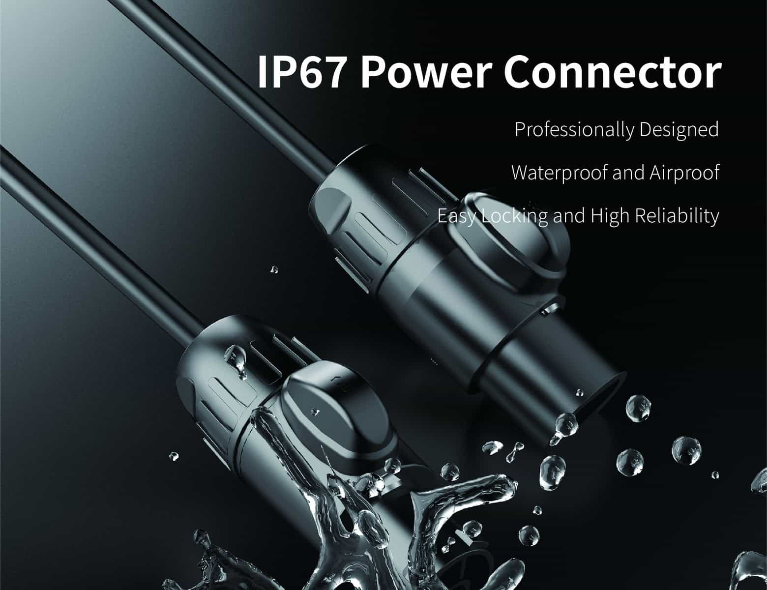 Seetronic X 시리즈 IP67 전원 커넥터