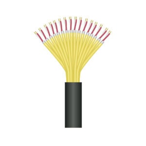 Fiber optic communication cable for high-speed internet and data transmission.