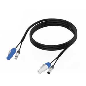 Audio/Video extension cable with RCA and 3.5mm connectors for AV equipment.