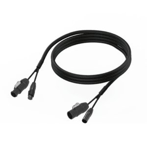 Audio cable with XLR connectors for studio and live sound applications.