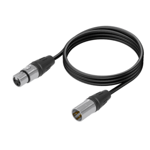 High-quality XLR audio cable for professional sound equipment and stage use.