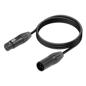 Audio connection cable for professional sound systems.