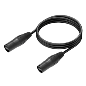 XLR audio cable for professional sound equipment.
